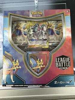 Pokemon TCG League Battle Deck Zacian V with GX Card Bundle - New Sealed #LIVE - Image 1