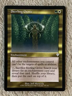 MTG - Sterling Grove - Very Light Play - Invasion - Magic The Gathering - Image 1
