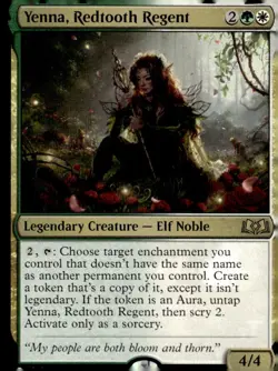 Wilds of Eldraine #219 Yenna, Redtooth Regent - Image 1
