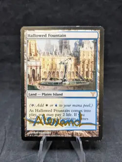 Hallowed Fountain - Dissension (DIS) - 174/180 - MTG - Artist Signed - MP - Image 1