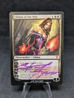 Liliana of the Veil - Innistrad (ISD) - 105/264 - MTG - Artist Signed - MP - Image 1