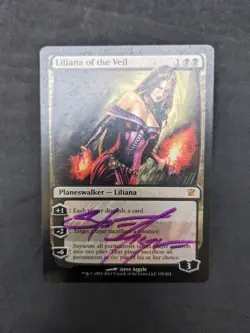 Liliana of the Veil - Innistrad (ISD) - 105/264 - MTG - Artist Signed - MP - Image 2