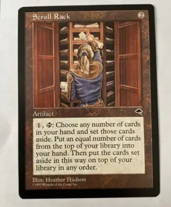 MTG Scroll Rack- Tempest- Rare- MP - Image 1