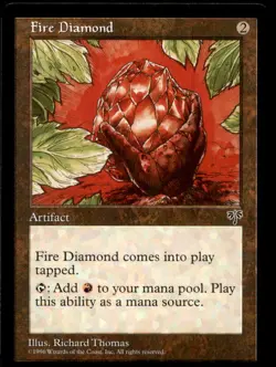 Fire Diamond LP Light Play Mirage MTG [6057] - Image 1