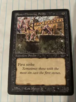 Stone - Throwing Devils: Magic the Gathering (MtG) Arabian Nights (ARN) - Image 1