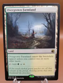 Overgrown Farmland x1 MTG Innistrad Midnight Hunt Magic Near Mint NM English - Image 1