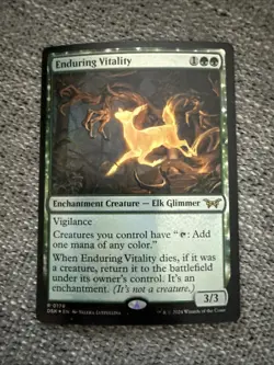Enduring Vitality Duskmourn: House of Horror Foil NM R 0176 - Image 1