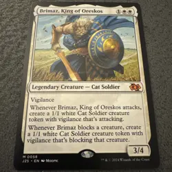 MTG - 058 - Brimaz, King of Oreskos - Mythic - Foundations Jumpstart - Image 1