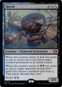 MTG Deceit (212) | NM | Lorwyn Eclipsed {ECL} - Image 1