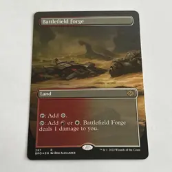 [MTG] Battlefield Forge (Foil) (Borderless) (297) (BRO) NM - Image 1
