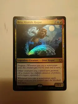 MTG Bria, Riptide Rogue (Foil) [Bloomburrow, Near Mint] Mythic Rare - Image 1