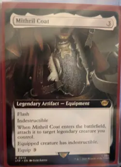 MTG LOTR Mithril Coat (Extended Art) + Mithril Coat Normal- [NM Lot Of 2] - Image 2