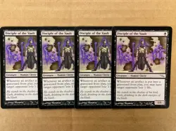 MTG 4x Disciple of the Vault # 62 Mirrodin Modern Magic the Gathering x4 LP - Image 1