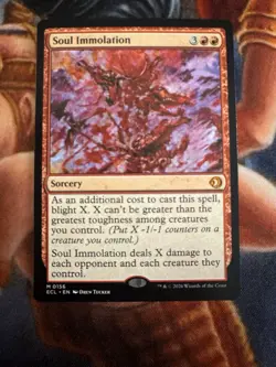 Soul Immolation ECL NM MTG - Image 1