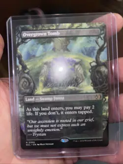 Overgrown Tomb - Borderless Rare - MTG #0350 - Lorwyn Eclipsed NM - Image 1