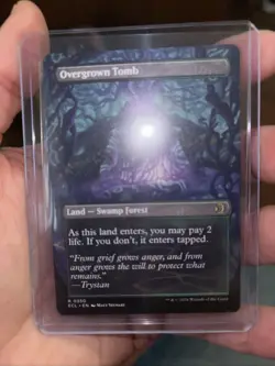 Overgrown Tomb - Borderless Rare - MTG #0350 - Lorwyn Eclipsed NM - Image 2