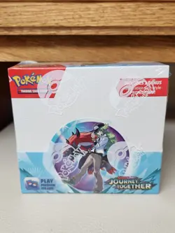 Pokemon TCG: Journey Together ENHANCED Factory Sealed Booster Box W/Acrylic Case - Image 2