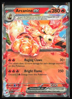 Arcanine ex #032/198 SV01: Scarlet & Violet Base Set - Pokemon TCG - NM - Image 1