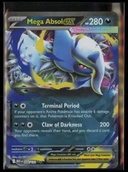 Mega Absol ex 086/132 ME01: Mega Evolution (MEG) - Pokemon TCG Double Rare - Image 1