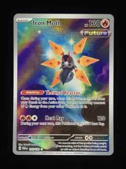 Iron Moth 187/182 Pokemon SV04: Paradox Rift 🔥🔥🔥 - Image 1