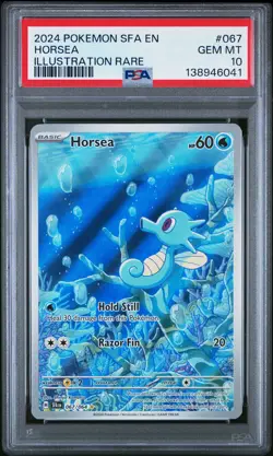 Horsea 067/64 Illustration Rare Sfa En-shrouded Fable Pokemon PSA 10 *041 - Image 1