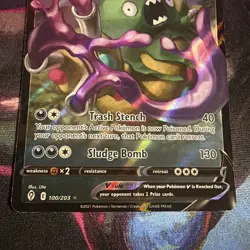Garbodor V 100/203 Evolving Skies Full Art Ultra Rare Pokemon Card NM-MT - Image 3