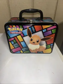 Pokemon TCG Treasure Chest Lunch Box 2021 Eevee Lunchbox Only - Image 1
