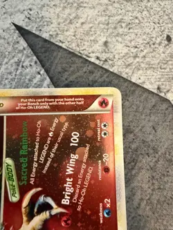 Ho-Oh Legend (Bottom) 112/123 HGSS Holo Ultra Rare Pokemon TCG - LP - Image 2