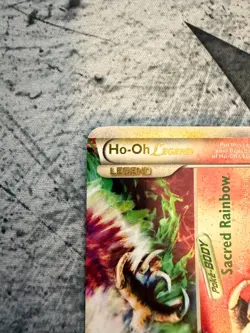 Ho-Oh Legend (Bottom) 112/123 HGSS Holo Ultra Rare Pokemon TCG - LP - Image 3