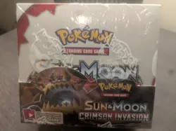 Pokemon TCG Sun & Moon Crimson Invasion Sealed Booster Box English Guzzlord - Image 1