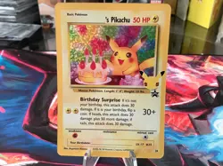 Birthday Pikachu Holo 24 Celebrations Classic Collection Pokemon 2021 MINT - Image 1