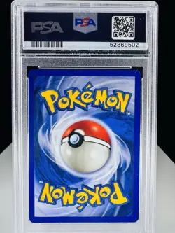 1999 Fossil Set 1st Edition Trainer Mr. Fuji #58/62 PSA 9 Pokemon TCG - Image 3