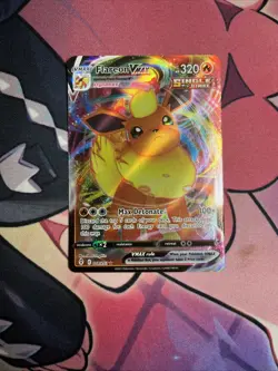 Flareon VMAX 2021 Pokemon Sword & Shield Evolving Skies 18/203 Ultra Rare LP - Image 1