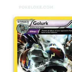 Pokemon TCG Golurk 35/98 Rare Reverse Holo XY Ancient Origins - NM - Image 4