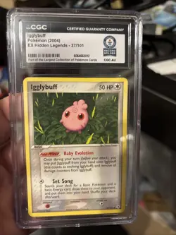 2004 POKEMON TCG IGGLYPUFF EX HIDDEN LEGENDS HOLO 37/101 VLP World Record 1 Of 1 - Image 2