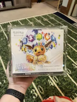 Pokemon Prismatic Evolutions Pokemon Center EXCLUSIVE Elite Trainer Box W/ Case - Image 1