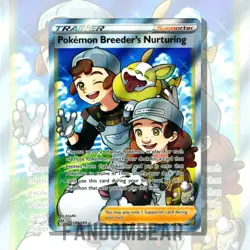 Pokemon Breeder's Nurturing FULL ART TRAINER 188/189 Darkness Ablaze 2020 NM/LP - Image 1