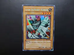 Yugioh - Alpha the Magnet Warrior DOR-E001 Prismatic Secret Rare Promo - Image 1