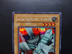 Yugioh - Alpha the Magnet Warrior DOR-E001 Prismatic Secret Rare Promo - Image 2