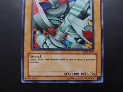 Yugioh - Alpha the Magnet Warrior DOR-E001 Prismatic Secret Rare Promo - Image 3