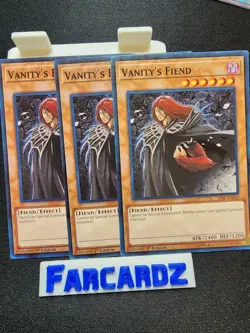 Yugioh!-(x3)-Vanity's Fiend -SR06-EN010-Common-1st Ed-(LP) - Image 1