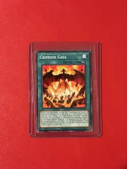 Crimson Gaia SDCK-EN026 Structure Deck: the Crimson King 1st Edition - Image 1