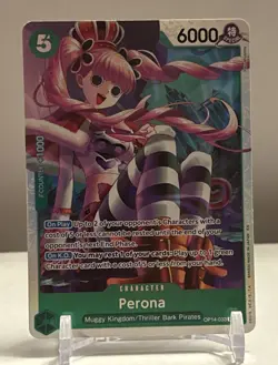 One Piece TCG - The Azure Sea's Seven - Perona OP14-033 SR - NM Foil - Image 1