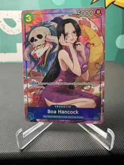 One Piece TCG English OP13-051 Boa Hancock Alt Art Parallel - Image 1