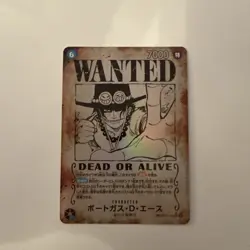 Portgas D. Ace OP13-119 SEC SP Wanted Japanese ONE PIECE Carrying on His Will NM - Image 1
