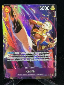 Kalifa Parallel Rare EB01-031 Alt Art Memorial Collection One Piece TCG English - Image 1