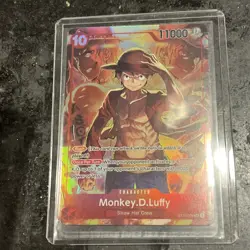 One Piece Treasure Booster Promo : Monkey D. Luffy ST10-006 SR English - Image 1