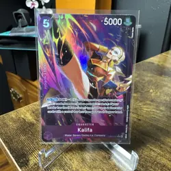 Kalifa Parallel Rare EB01-031 Alt Art Memorial Collection One Piece TCG NM - Image 1