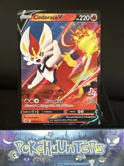 Pokemon Card Cinderace V 043/264 Fusion Strike Ultra Rare Near Mint - Image 1