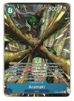 Aramaki OP06-043 SR Wings of the Captain One Piece Card - Image 1